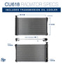 Spectra Premium Radiator P/N:CU618