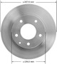 BENDIX PREMIUM DRUM AND ROTOR Disc Brake Rotor P/N:PRT1845