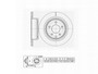 FVP 6620313 Drums and Rotors - Disc Brake Rotor, Rear