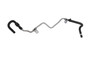 Sunsong Power Steering Return Line Hose Assembly P/N:3401233