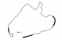 Sunsong Power Steering Return Line Hose Assembly P/N:3402405