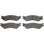 Disc Brake Pad Set-ThermoQuiet Disc Brake Pad Wagner MX702