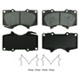 Wagner Brake Disc Brake Pad Set P/N:SX976