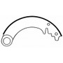 Wagner Brake Drum Brake Shoe P/N:Z76