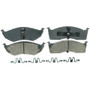 Wagner Brake Disc Brake Pad Set P/N:ZD730C