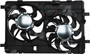 Dual Radiator and Condenser Fan Assembly-Rad / Cond Fan Assy. fits 09-10 Mazda 6