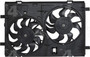 Dual Radiator and Condenser Fan Assembly-Rad / Cond Fan Assy. fits 09-10 Mazda 6