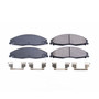 Disc Brake Pad Set-Front Z17 Low-Dust Ceramic Brake Pads with Hardware 17-1110