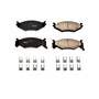 Disc Brake Pad Set-Front Z17 Low-Dust Ceramic Brake Pads with Hardware 17-522