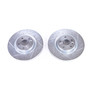 Disc Brake Rotor Set-Front Drilled, Slotted and Zinc Plated Brake Rotor Pair