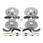 PowerStop Disc Brake Pad and Rotor / Drum Brake Shoe and Drum Kit P/N:K15113DK