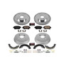 Disc Brake Pad and Rotor / Drum Brake Shoe and Drum Kit fits 01-05 Toyota Echo