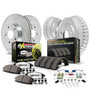 Disc Brake Pad and Rotor/Drum Brake Shoe and Drum Kit Power Stop K15529DK-26