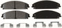 Disc Brake Pad Set-Fleet Metlok Semi-Metallic SDR Disc Brake Pad Bendix