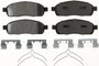 Disc Brake Pad Set-Fleet Metlok Semi-Metallic SDR Disc Brake Pad Bendix