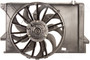 Engine Cooling Fan Assembly-Radiator Fan Assy. 4 Seasons 75508