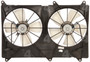 Dual Radiator and Condenser Fan Assembly-Rad / Cond Fan Assy. fits Highlander