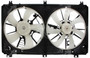 Dual Radiator and Condenser Fan Assembly-Rad / Cond Fan Assy. fits 14-15 IS250