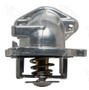 Engine Coolant Thermostat / Water Outlet Assembly 4 Seasons 86107