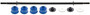 Suspension Stabilizer Bar Link Kit Mevotech MS50833