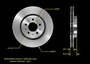 BENDIX PREMIUM DRUM AND ROTOR Disc Brake Rotor P/N:PRT5481