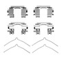 Dynamic Friction Company Disc Brake Hardware Kit P/N:340-59033