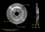 BENDIX PREMIUM DRUM AND ROTOR Disc Brake Rotor P/N:PRT5478