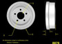 BENDIX PREMIUM DRUM AND ROTOR Brake Drum P/N:PDR0182