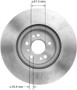 BENDIX PREMIUM DRUM AND ROTOR Disc Brake Rotor P/N:PRT5871