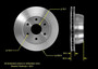 BENDIX PREMIUM DRUM AND ROTOR Disc Brake Rotor P/N:PRT5441