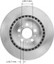 BENDIX PREMIUM DRUM AND ROTOR Disc Brake Rotor P/N:PRT6008