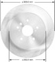 BENDIX PREMIUM DRUM AND ROTOR Disc Brake Rotor P/N:PRT5799