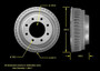 BENDIX PREMIUM DRUM AND ROTOR Brake Drum P/N:PDR0276