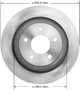 BENDIX PREMIUM DRUM AND ROTOR Disc Brake Rotor P/N:PRT6052
