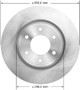 BENDIX PREMIUM DRUM AND ROTOR Disc Brake Rotor P/N:PRT6099