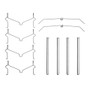 Dynamic Friction Company Disc Brake Hardware Kit P/N:340-76074