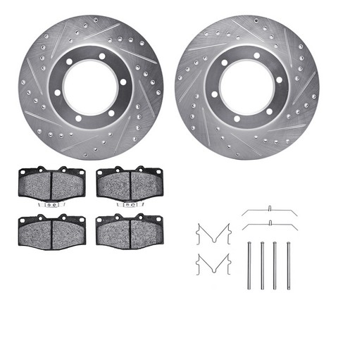 Dynamic Friction Company Disc Brake Kit P/N:7512-76073