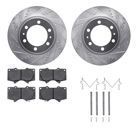 Dynamic Friction Company Disc Brake Kit P/N:7512-76147