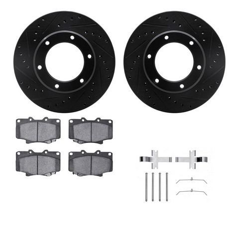 Dynamic Friction Company Disc Brake Kit P/N:8512-76088