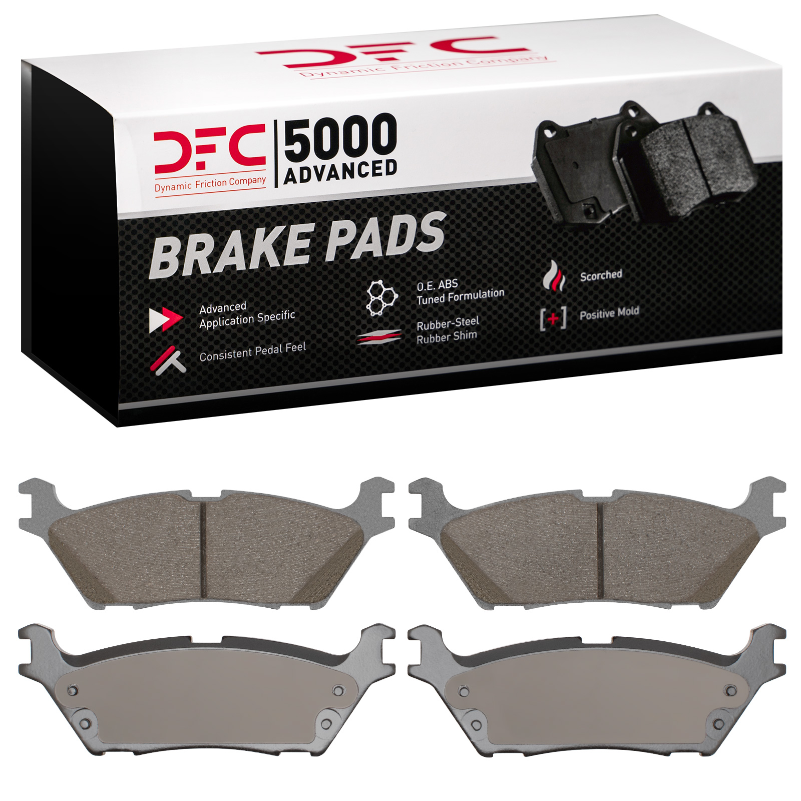 Dynamic Friction Company Disc Brake Pad Set P/N:1551-2383-10