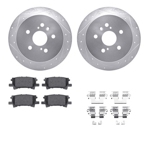 Dynamic Friction Company Disc Brake Kit P/N:7512-76150