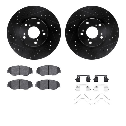 Dynamic Friction Company Disc Brake Kit P/N:8512-59067