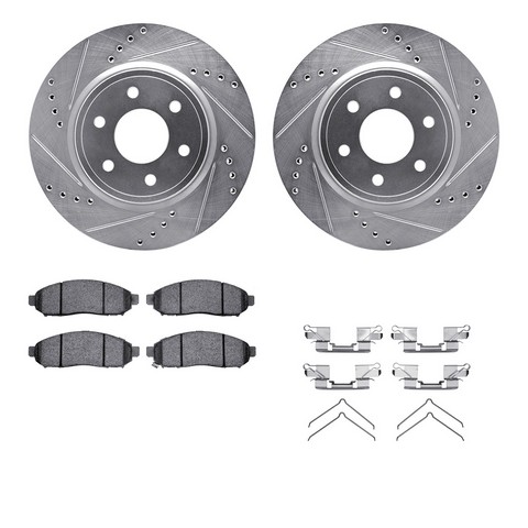 Dynamic Friction Company Disc Brake Kit P/N:7512-67107