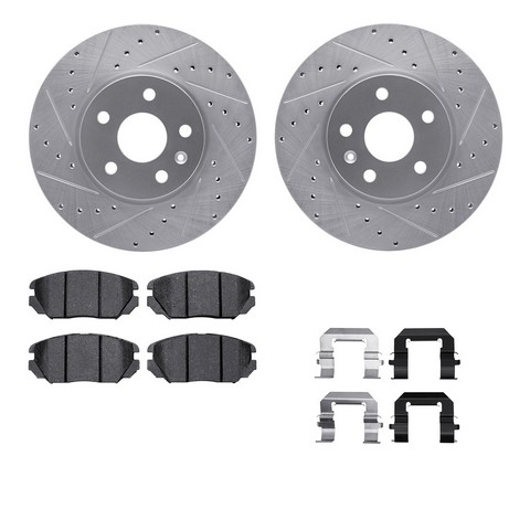 Dynamic Friction Company Disc Brake Kit P/N:7512-45022