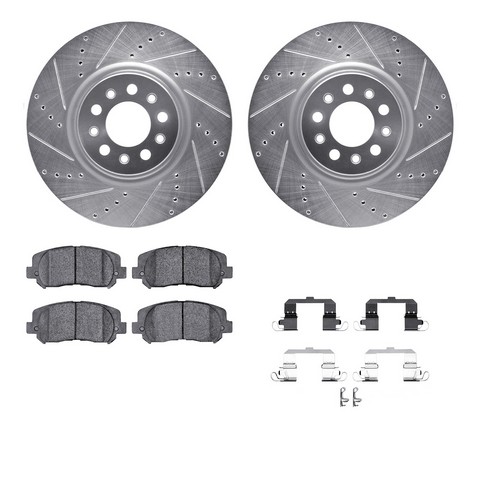 Dynamic Friction Company Disc Brake Kit P/N:7512-42042