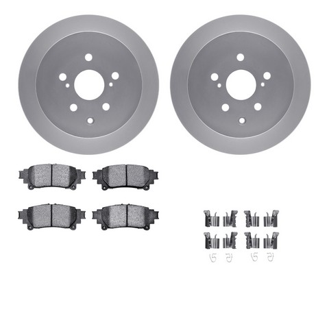 Dynamic Friction Company Disc Brake Kit P/N:4512-76187