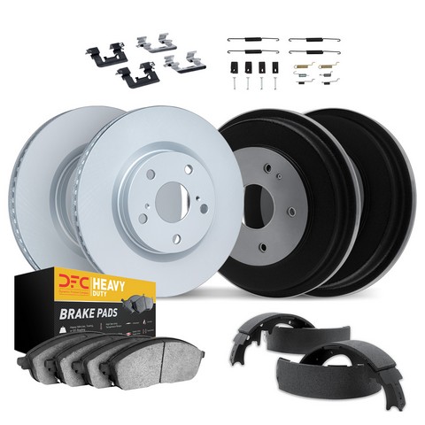 Dynamic Friction Company Disc Brake Pad and Rotor / Drum Brake Shoe and Drum Kit P/N:4214-54180