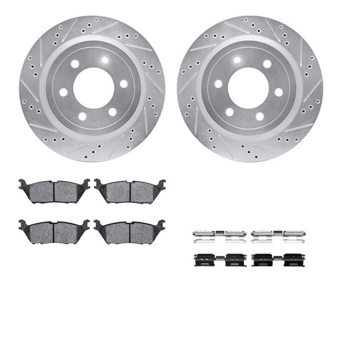 Dynamic Friction Company Disc Brake Kit P/N:7512-54229
