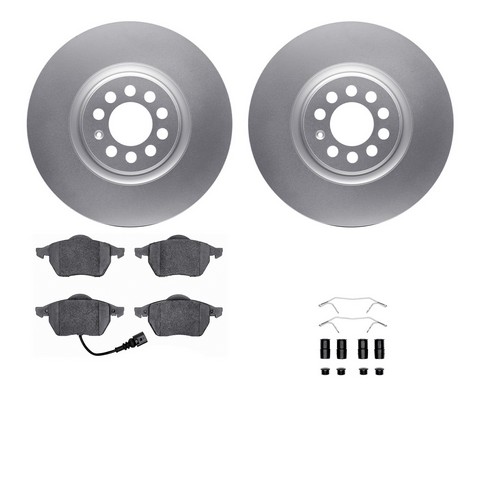 Dynamic Friction Company Disc Brake Kit P/N:4512-74107