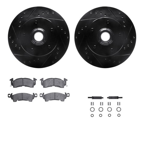 Dynamic Friction Company Disc Brake Kit P/N:8512-47004